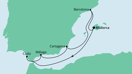 Reiseroute Reiseroute