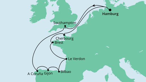 Reiseroute Reiseroute