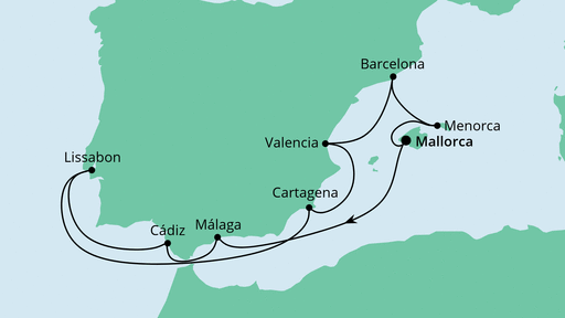 Reiseroute Reiseroute