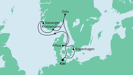 Reiseroute Reiseroute