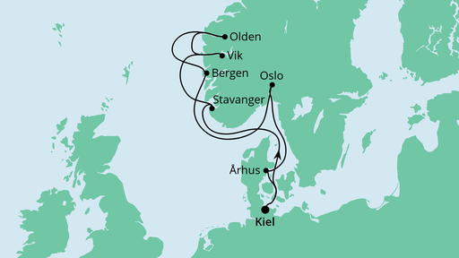 Reiseroute Reiseroute
