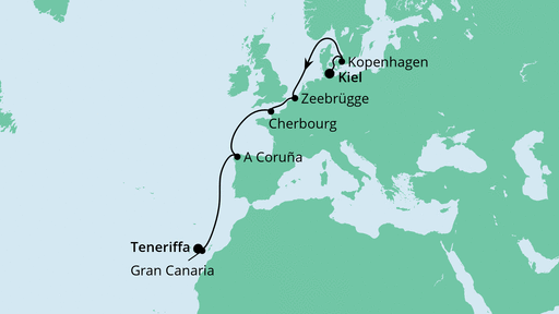Reiseroute Reiseroute