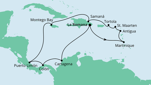 Reiseroute Reiseroute