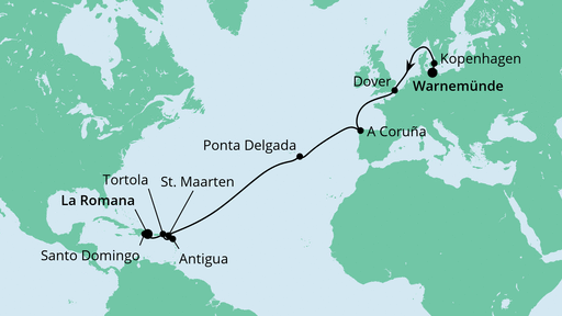 Reiseroute Reiseroute