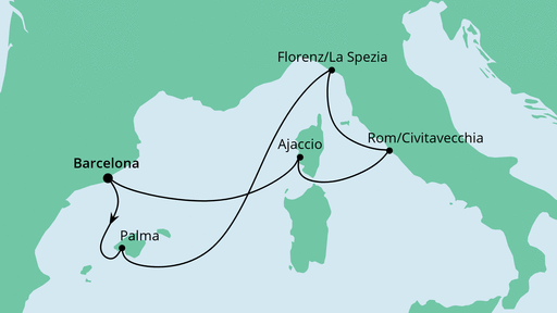 Reiseroute Reiseroute