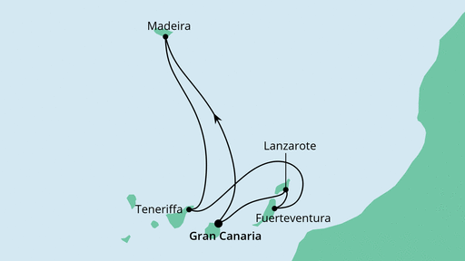 Reiseroute Reiseroute