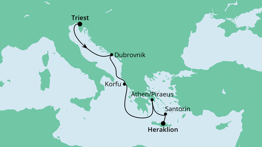 Reiseroute Reiseroute