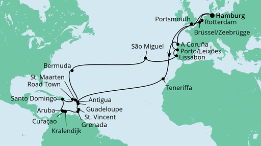 Reiseroute Reiseroute