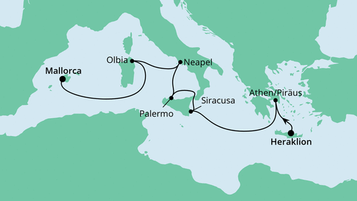 Reiseroute Reiseroute