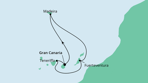 Reiseroute Reiseroute