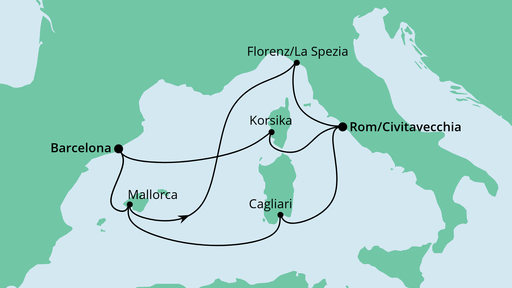 Reiseroute Reiseroute