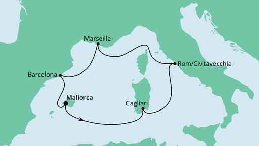 Reiseroute Reiseroute