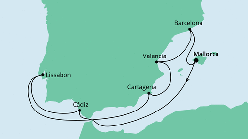 Reiseroute Reiseroute