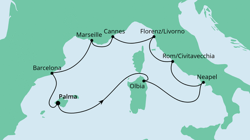 Reiseroute Reiseroute