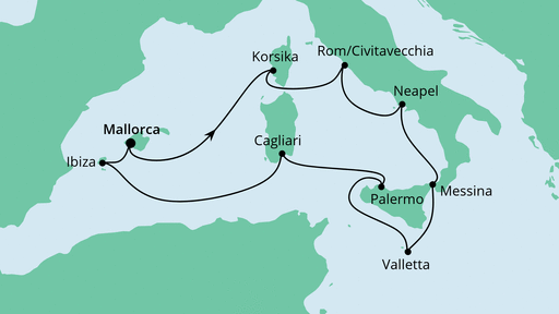 Reiseroute Reiseroute