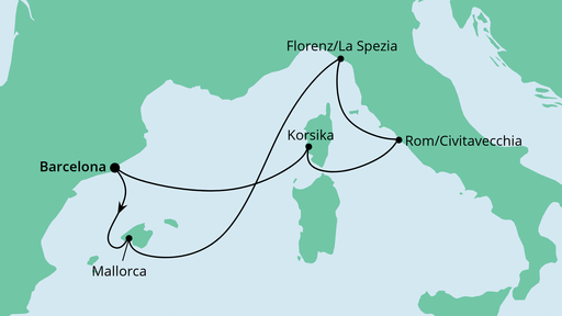 Reiseroute Reiseroute