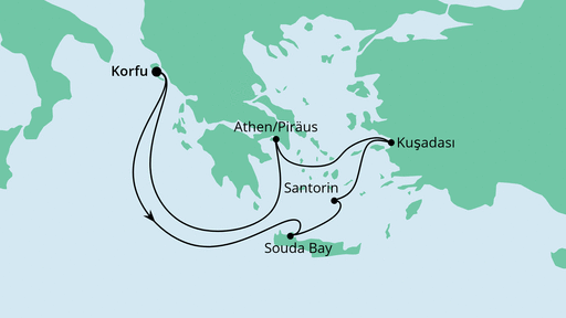 Reiseroute Reiseroute