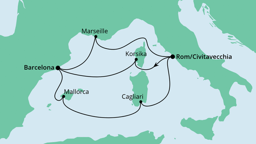Reiseroute Reiseroute