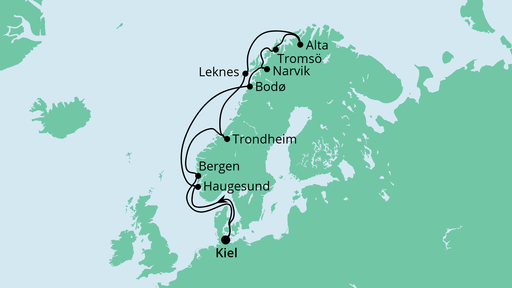 Reiseroute Reiseroute