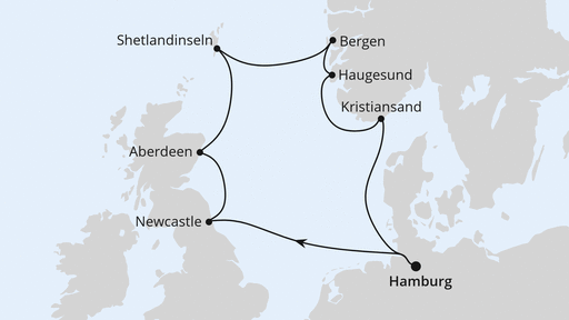 Reiseroute Reiseroute