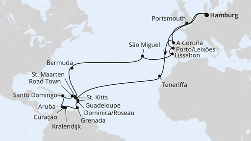 Reiseroute Reiseroute