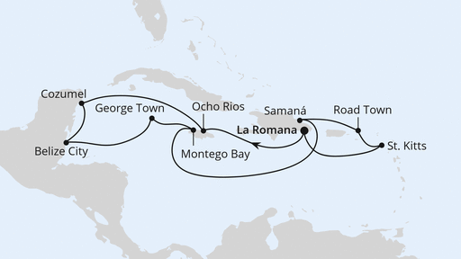 Reiseroute Reiseroute