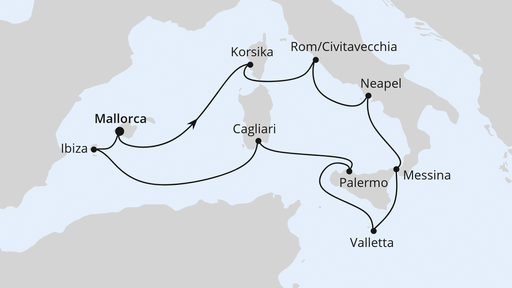 Reiseroute Reiseroute