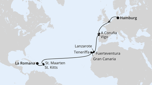 Reiseroute Reiseroute