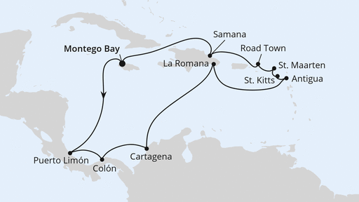Reiseroute Reiseroute