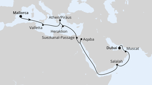 Reiseroute Reiseroute