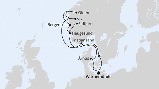 Reiseroute Reiseroute