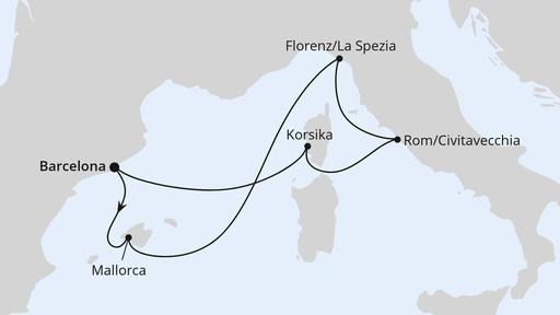 Reiseroute Reiseroute