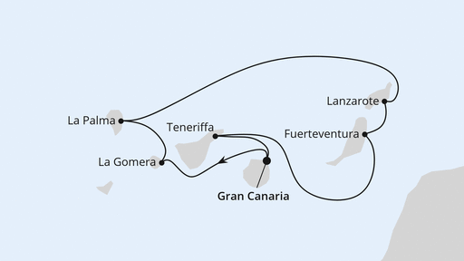 Reiseroute: Kanaren mit La Gomera