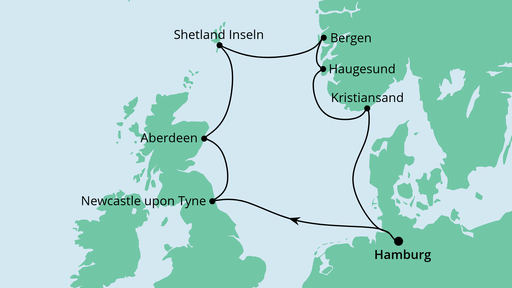 Reiseroute Reiseroute