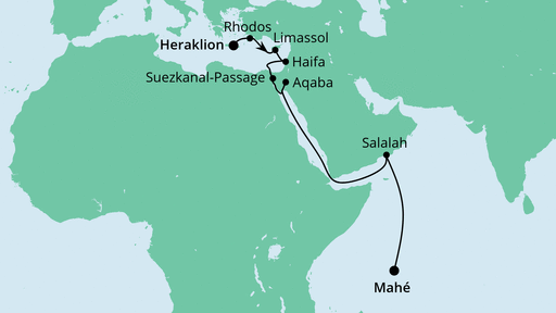Reiseroute Reiseroute