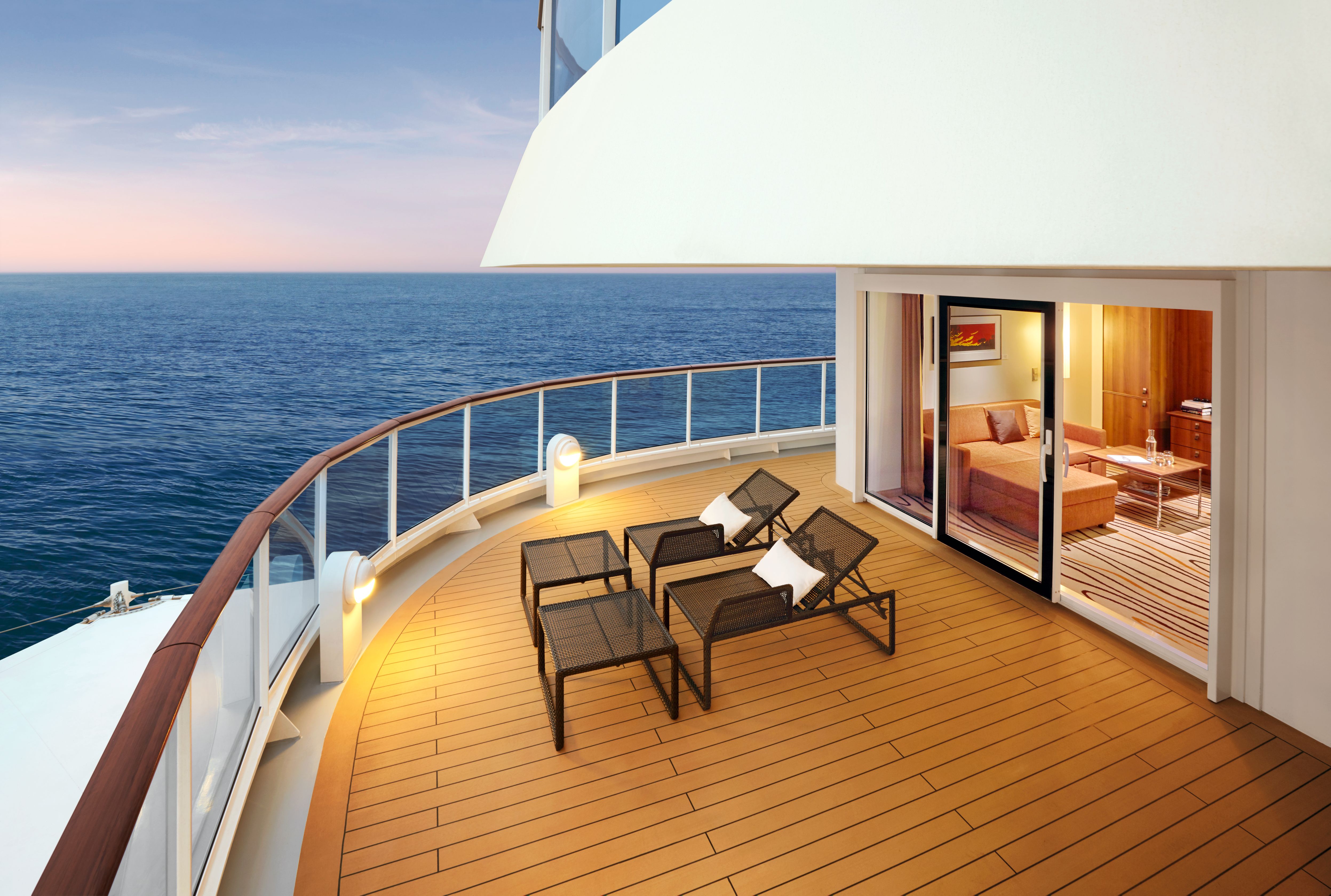 Außenbereich von einer Suite 