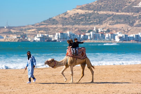 Agadir Kamel am Strand von Agadir