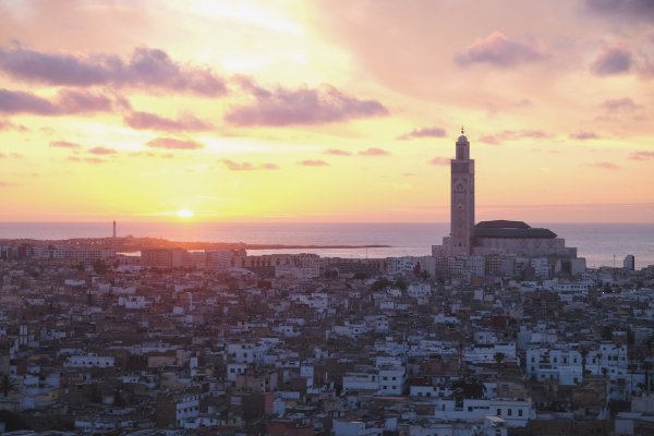 Sonnenuntergang über Casablanca Sonnenuntergang über Casablanca