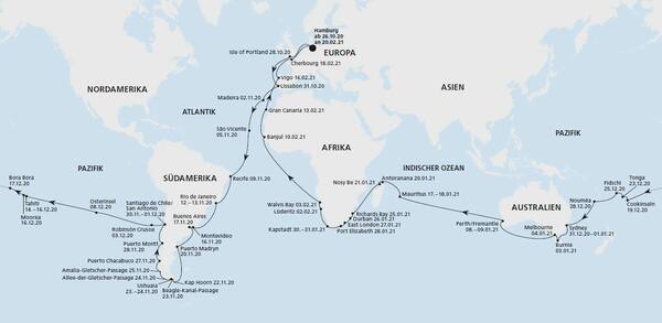 Weltreise Kreuzfahrt 2019 2020 Aida Jetzt Online Buchen
