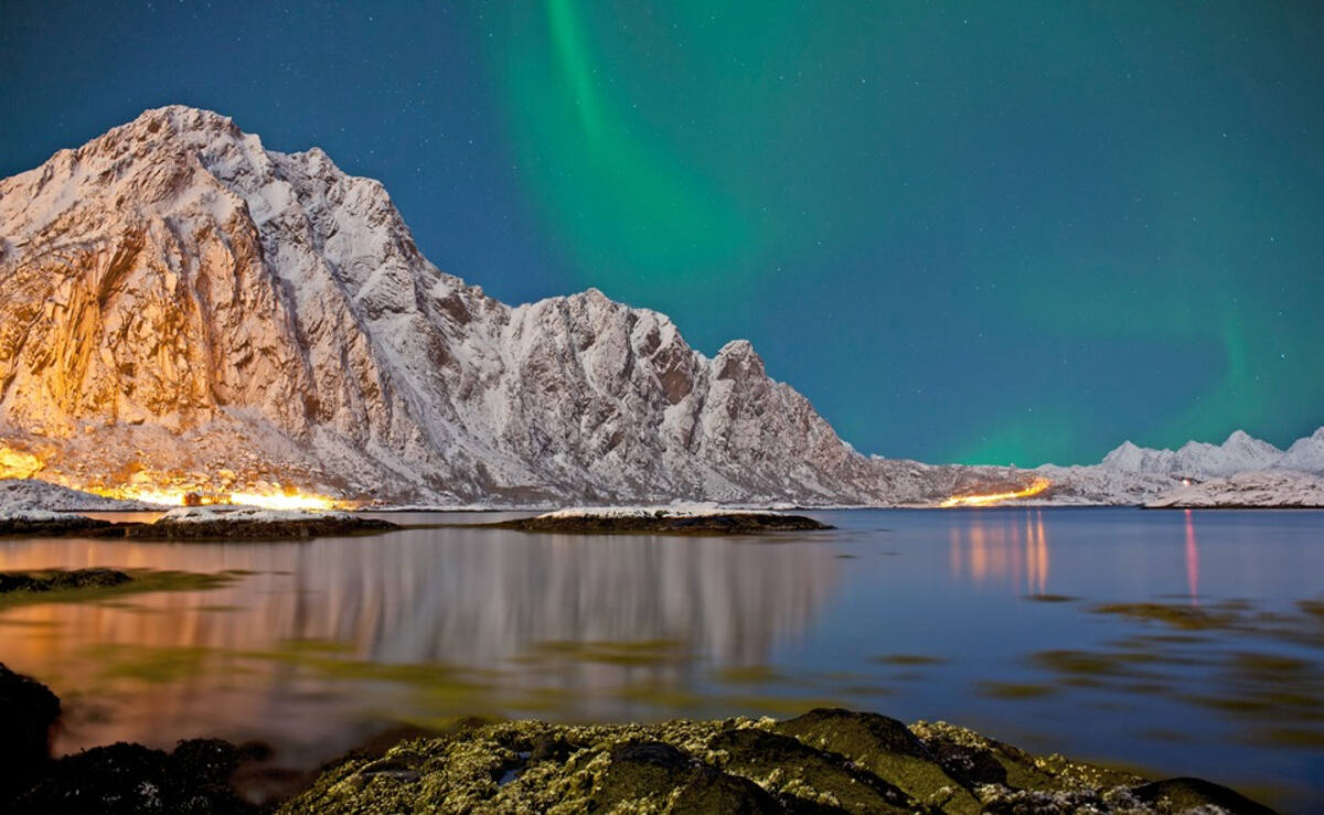 Polarlicht auf den Lofoten