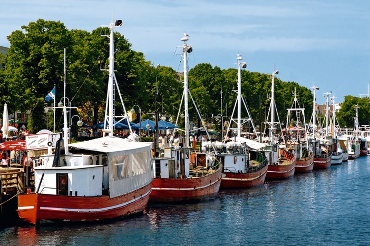 Abfahrtshafen der Kreuzfahrt ist das Ostseebad Warnemünde