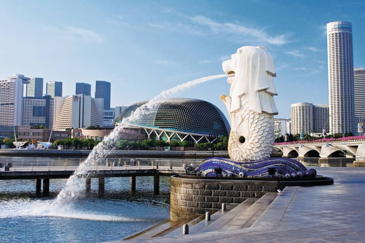 Die Transreise startet in Singapur