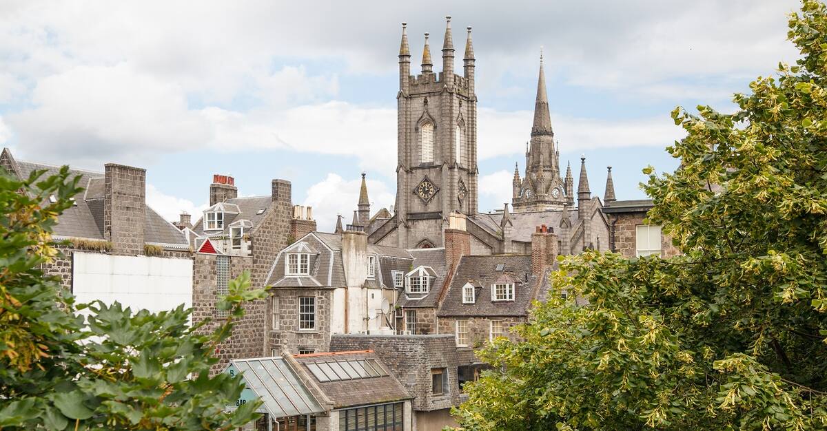 Die Dächer von Aberdeen