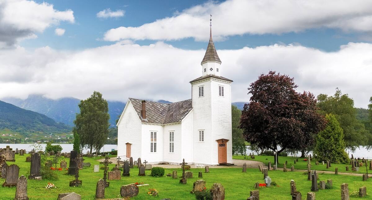 Eidfjord Kreuzfahrt Kirche von Ulvik Ausflüge
