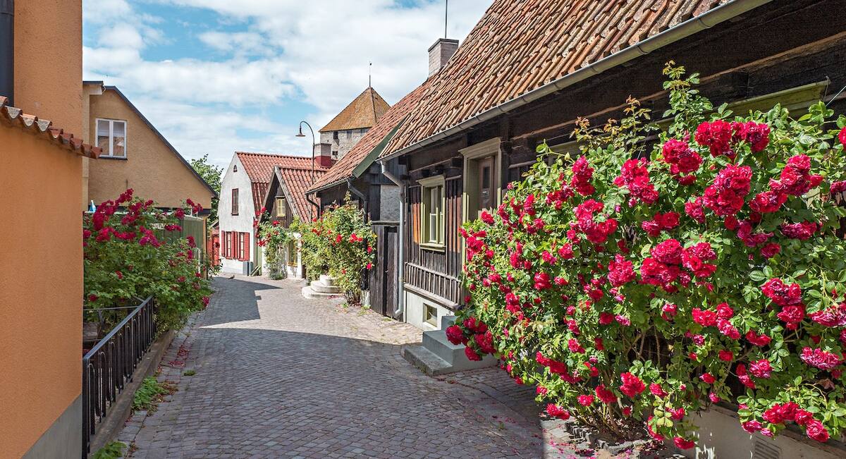 Kreuzfahrt Ausflüge Gotland: die Altstadt von Väsby