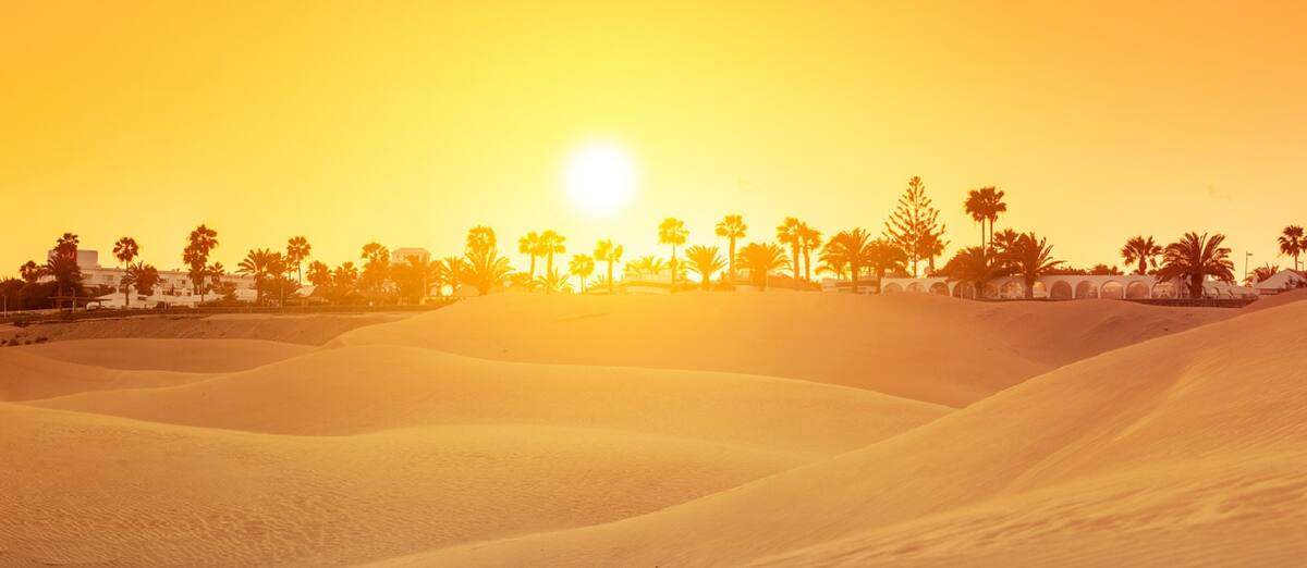 Kreuzfahrt Gran Canaria Sanddünen