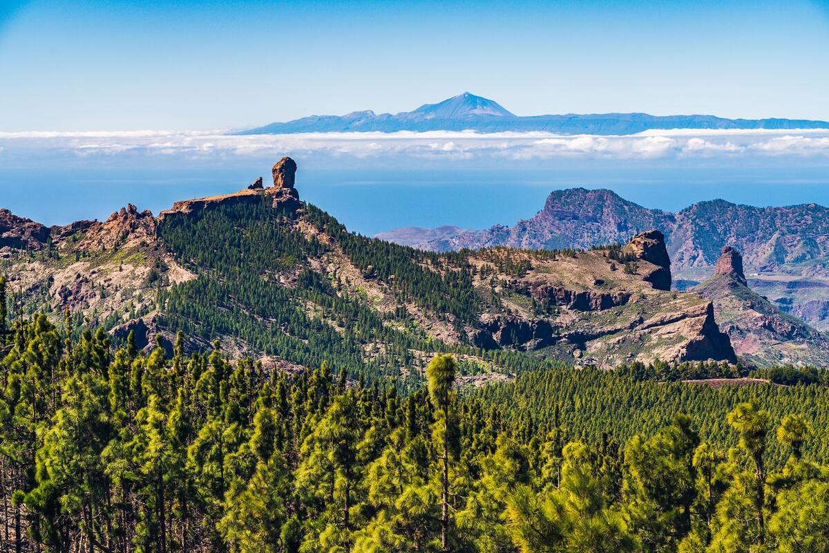 Blick auf den Rocke Nublo
