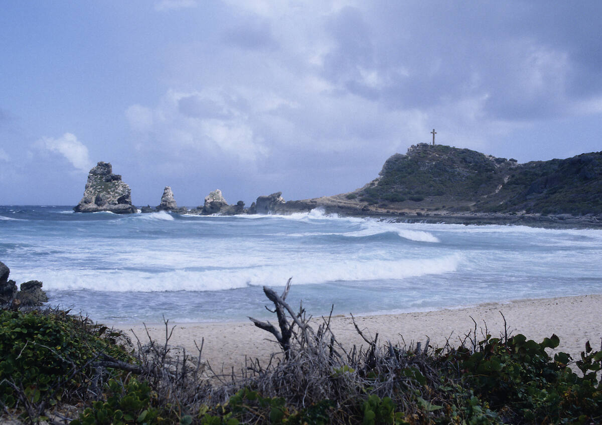 Strand auf Guadeloupe