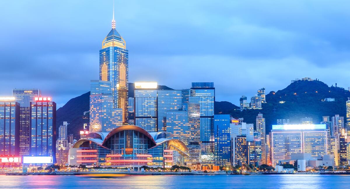 Skyline von Hongkong