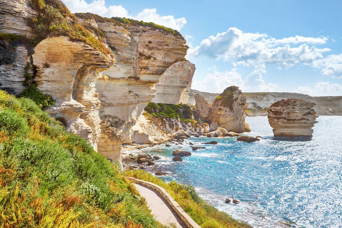 Strand von Korsika (Kreuzfahrt)